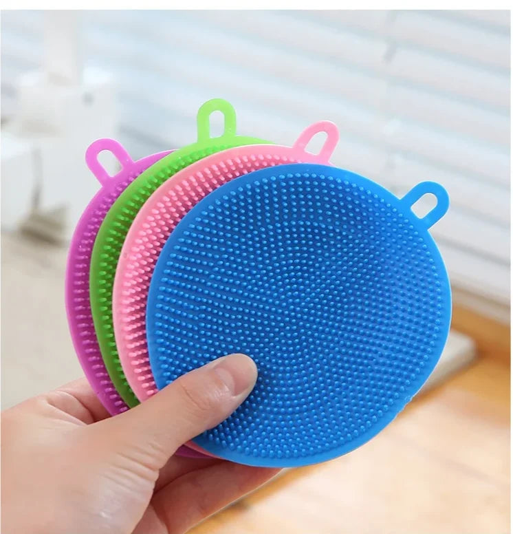 Dish Brush Silicone Antibacterial Dishwasher Safe
