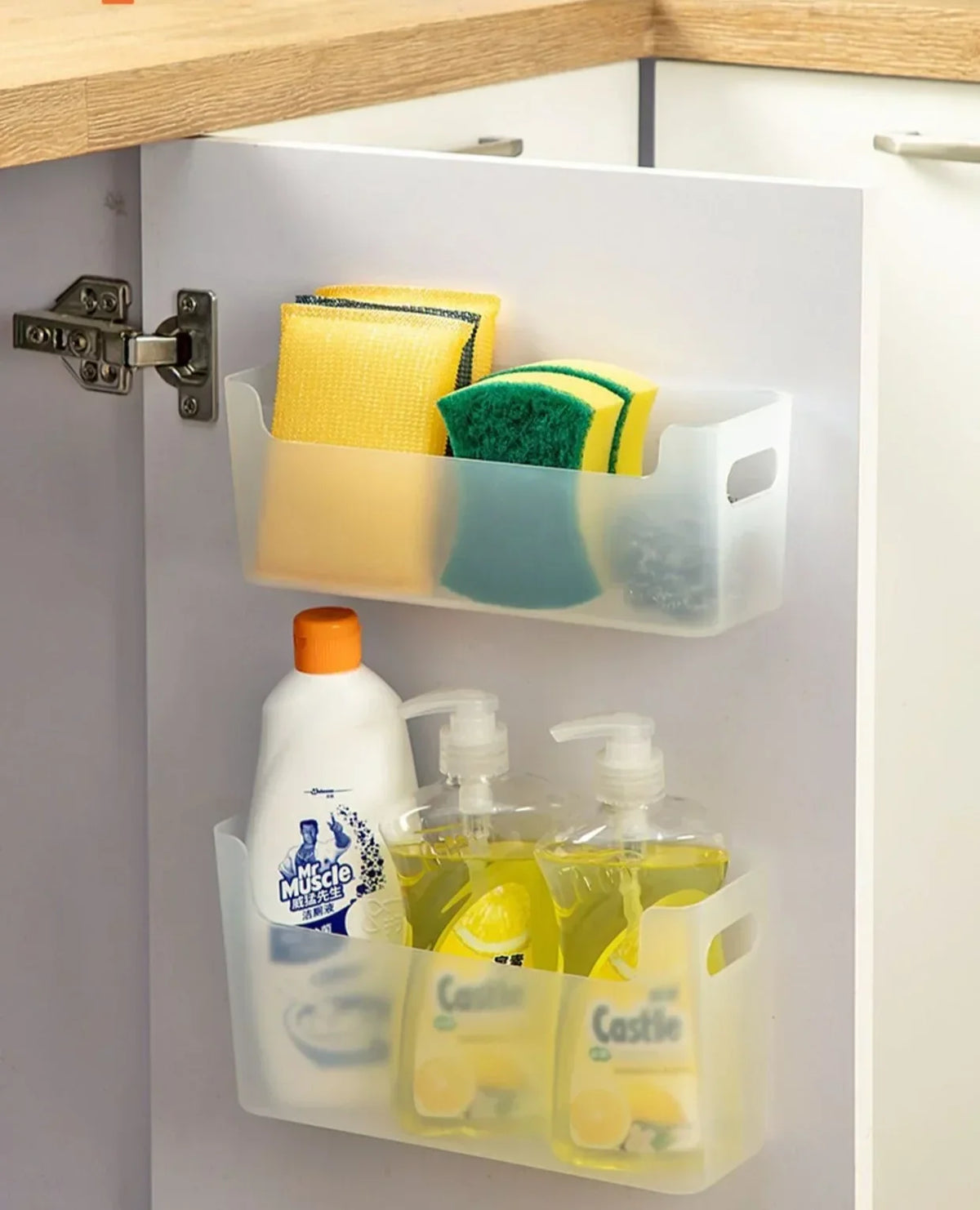 Door & Cabinet Organizer Self-Adhesive Space-Saving