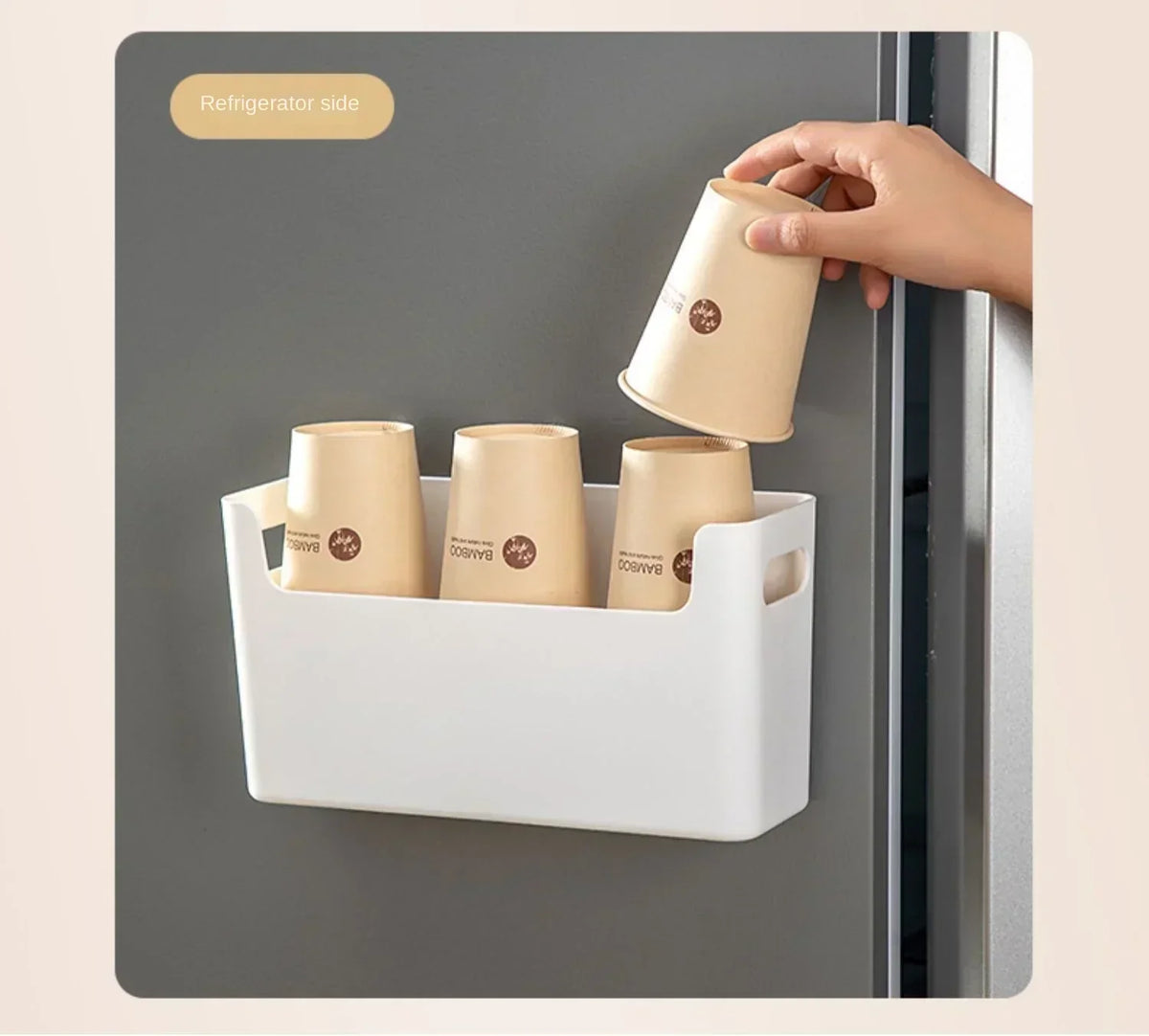Door & Cabinet Organizer Self-Adhesive Space-Saving