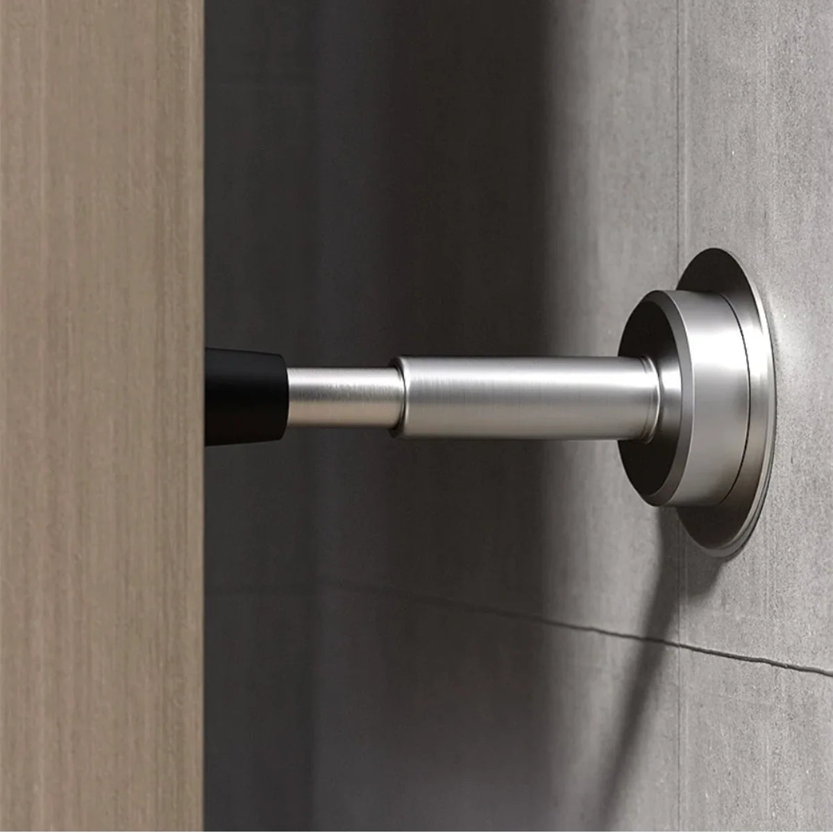 Door Stopper Solid Brass Antique Knurled Floor & Wall