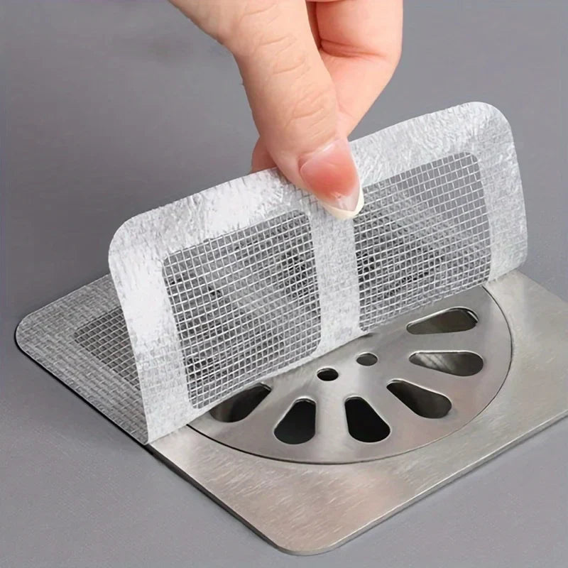 Drain Hair Catcher Disposable Self-Adhesive Fine Mesh