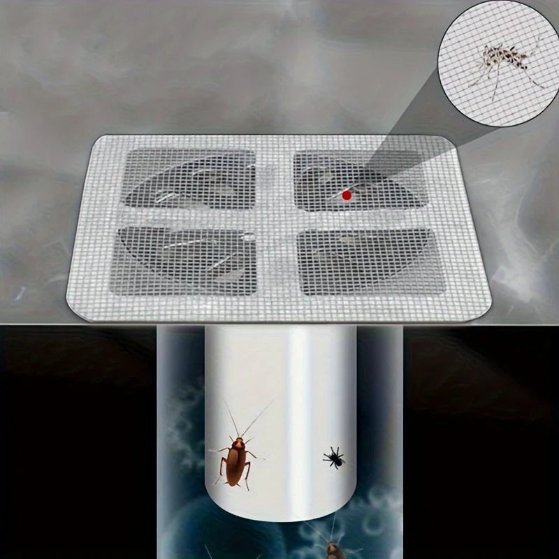 Drain Hair Catcher Disposable Self-Adhesive Fine Mesh
