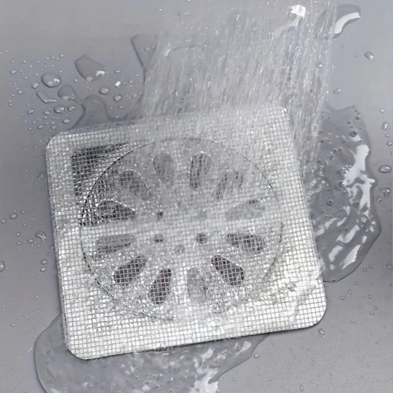 Drain Hair Catcher Disposable Self-Adhesive Fine Mesh