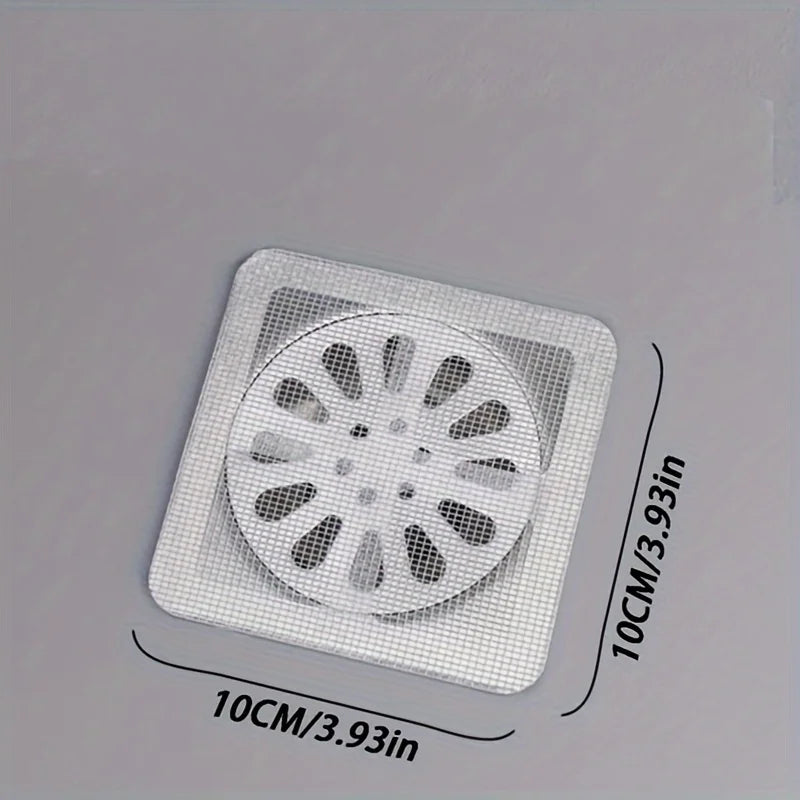 Drain Hair Catcher Disposable Self-Adhesive Fine Mesh