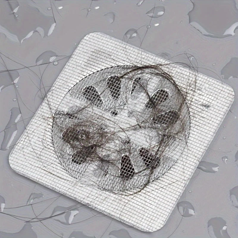 Drain Hair Catcher Disposable Self-Adhesive Fine Mesh