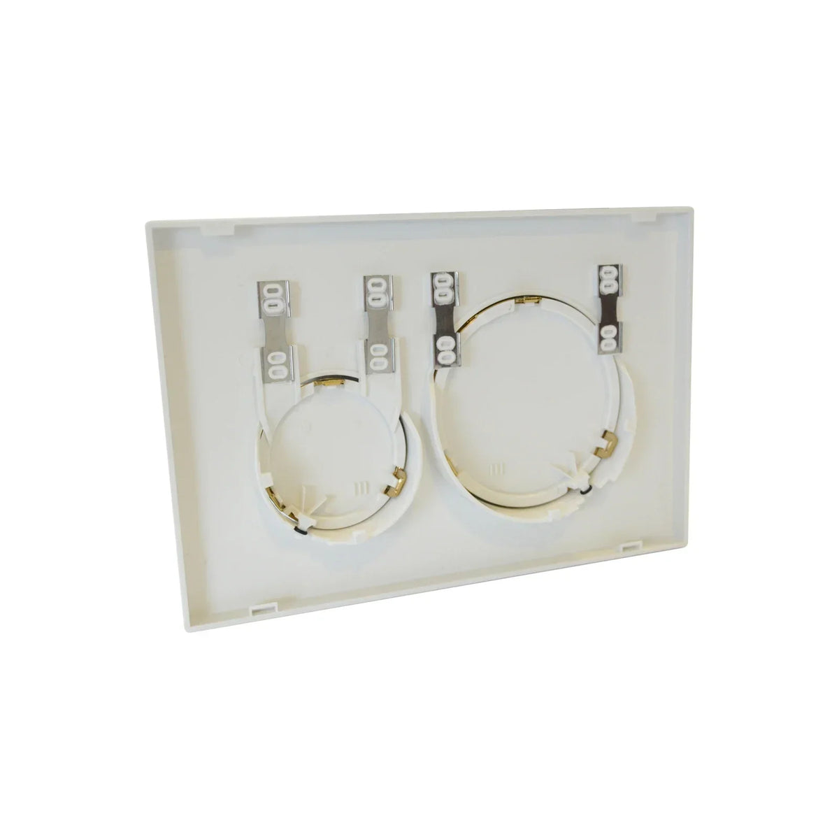 Dual-Flush Wall Plate Water-Saving Stainless-Style Plug And Play