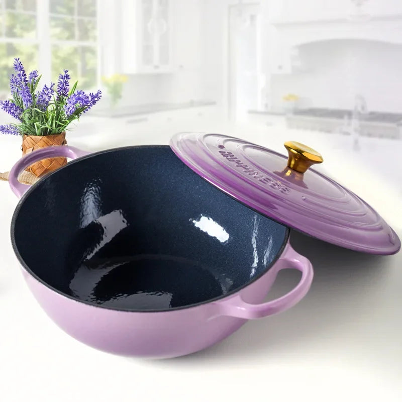 Dutch Oven Enameled Cast Iron 5-Quart