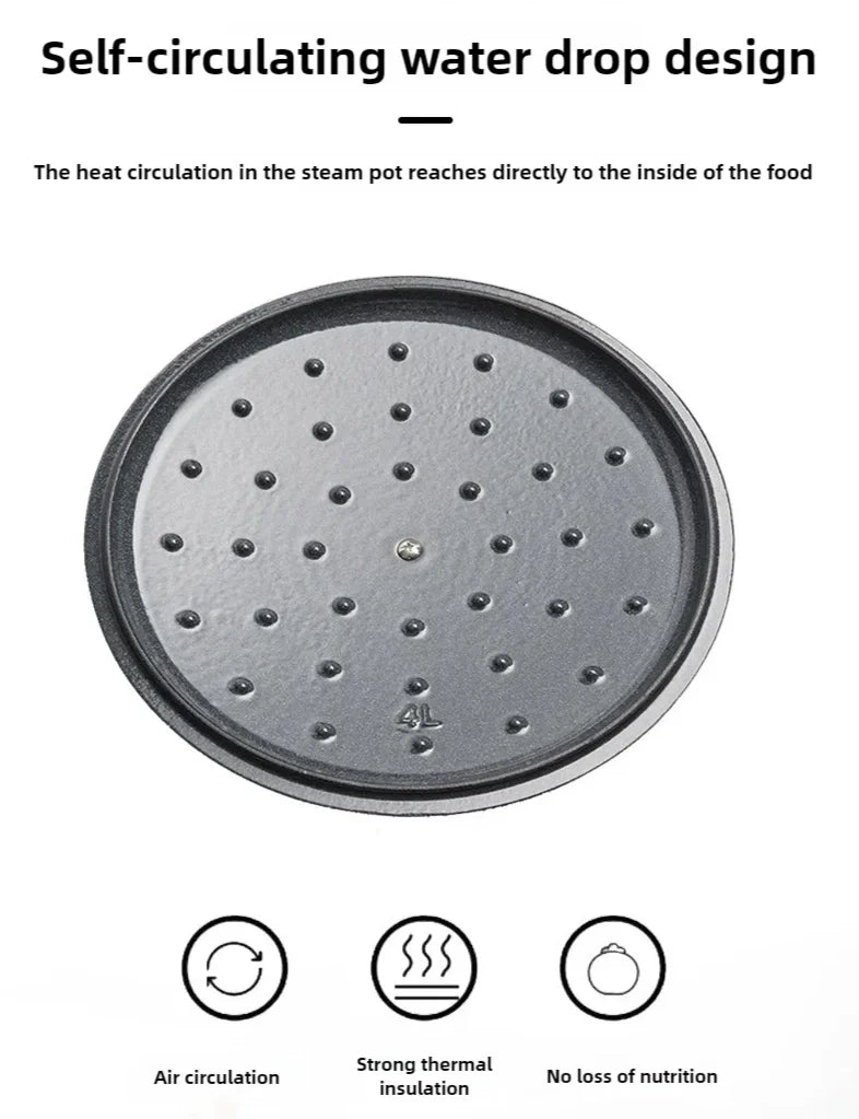 Dutch Oven Enameled Cast Iron 5-Quart