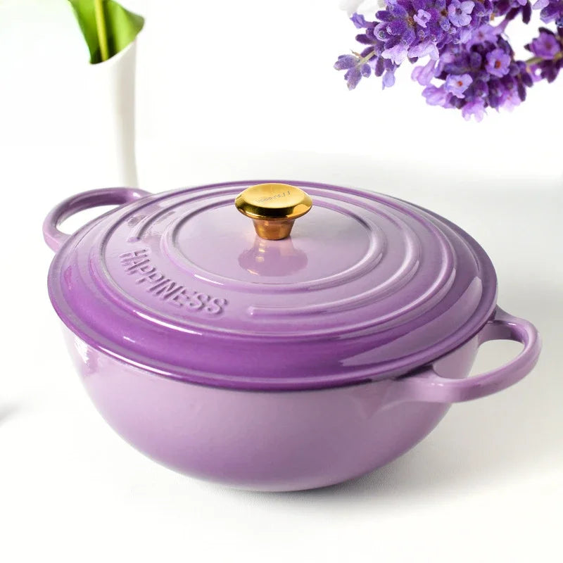 Dutch Oven Enameled Cast Iron 5-Quart