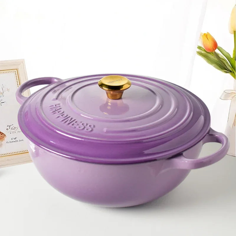 Dutch Oven Enameled Cast Iron 5-Quart
