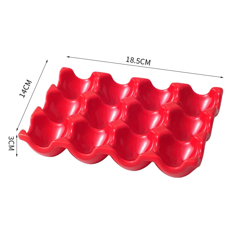 Egg Holder Ceramic 6 Or 12 Eggs