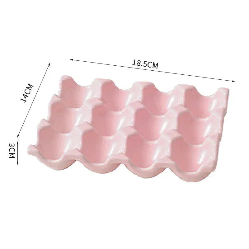 Egg Holder Ceramic 6 Or 12 Eggs