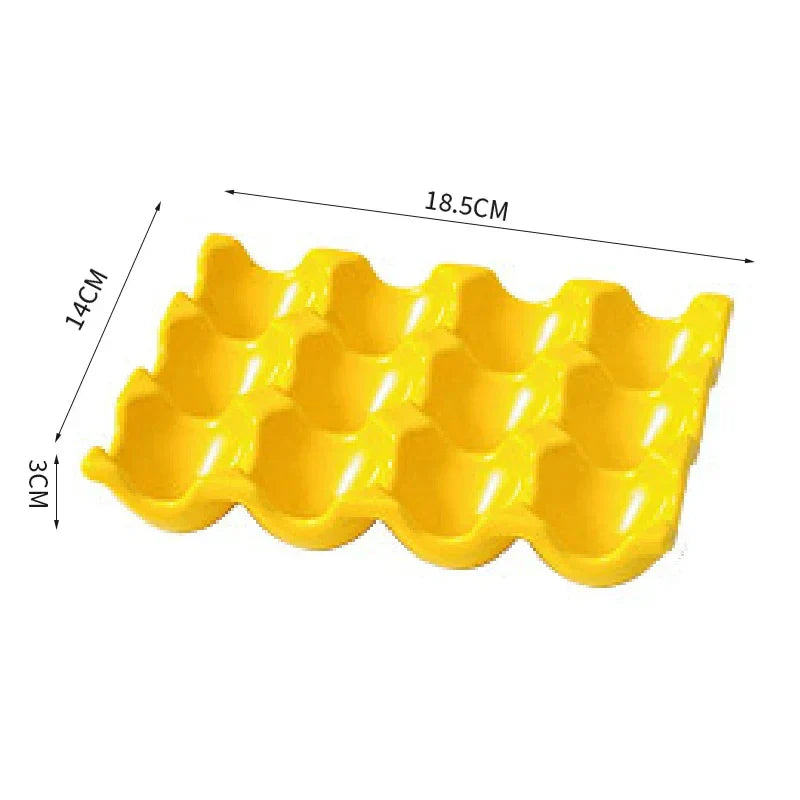 Egg Holder Ceramic 6 Or 12 Eggs