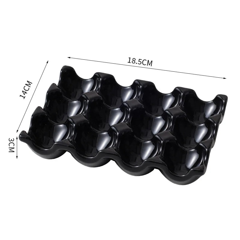 Egg Holder Ceramic 6 Or 12 Eggs