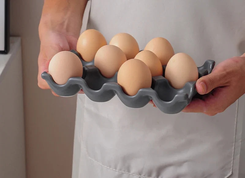 Egg Holder Ceramic 6 Or 12 Eggs