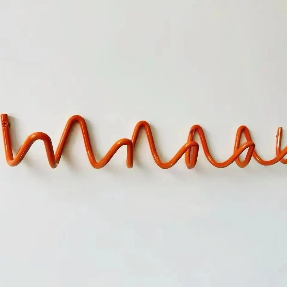 Entryway Wall Hook Rack Metal 3-Hook Space-Saving