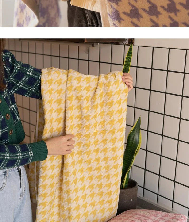 Face Towel 100% Combed Cotton Jacquard Soft & Absorbent
