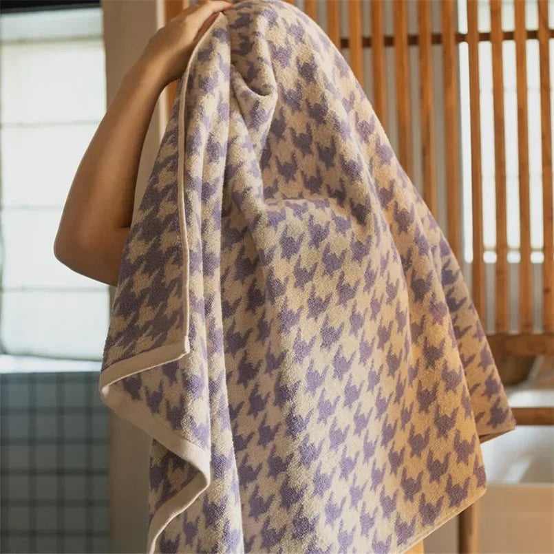 Face Towel 100% Combed Cotton Jacquard Soft & Absorbent