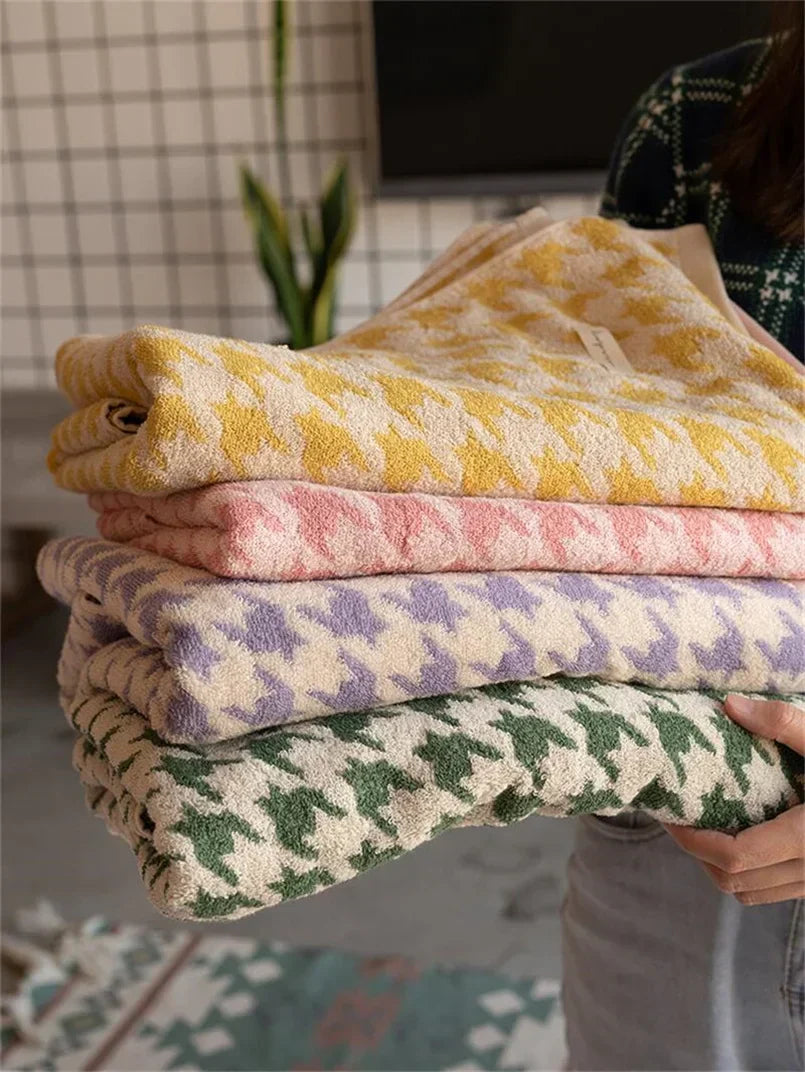 Face Towel 100% Combed Cotton Jacquard Soft & Absorbent