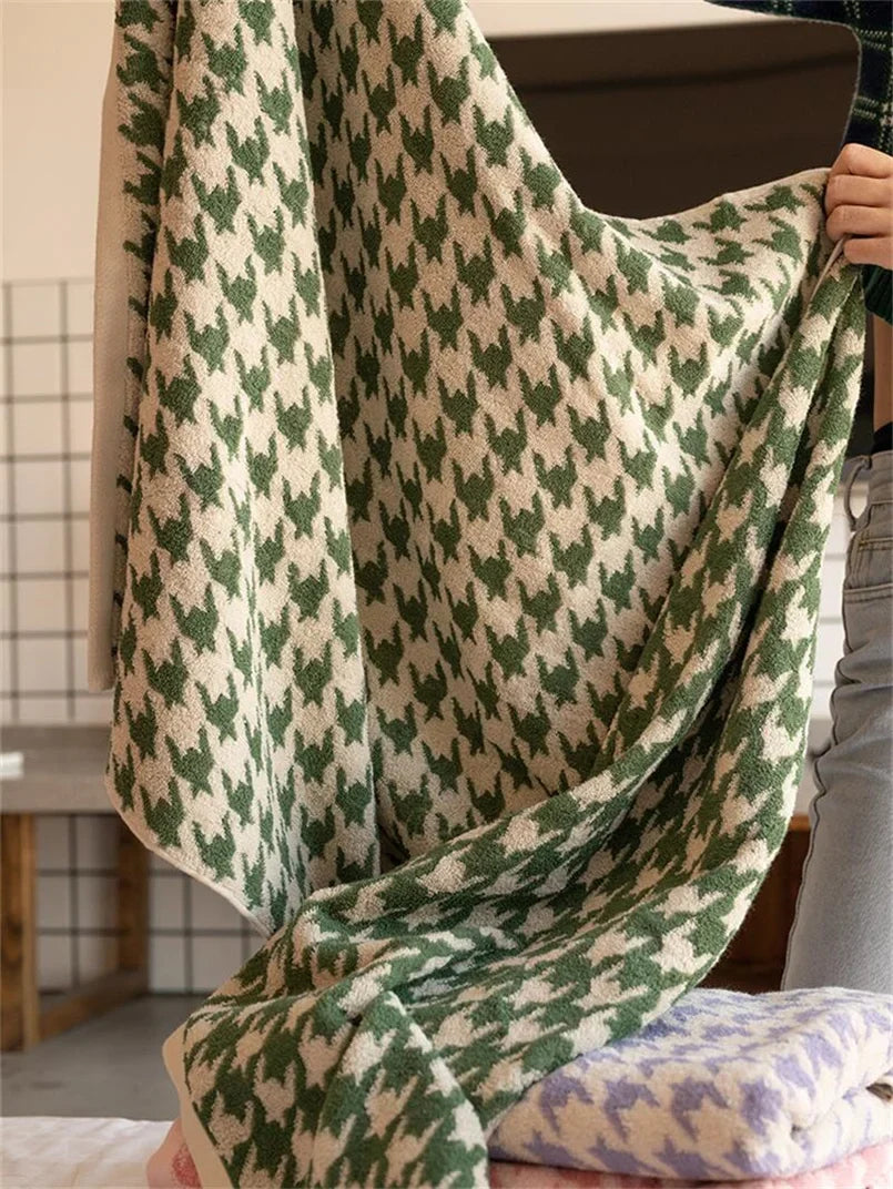Face Towel 100% Combed Cotton Jacquard Soft & Absorbent