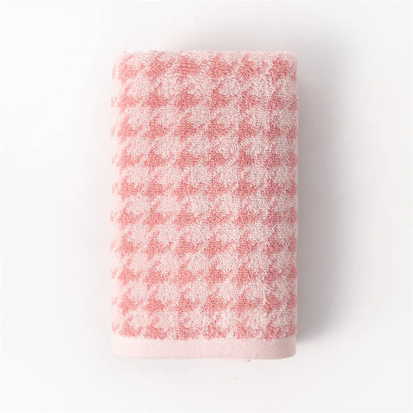 Face Towel 100% Combed Cotton Jacquard Soft & Absorbent