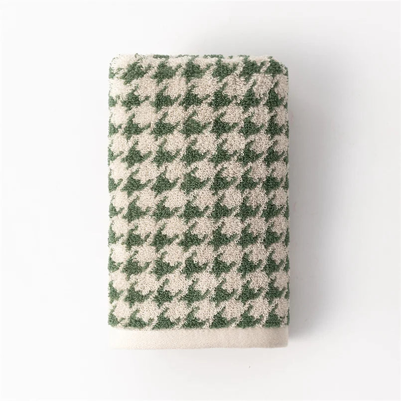 Face Towel 100% Combed Cotton Jacquard Soft & Absorbent