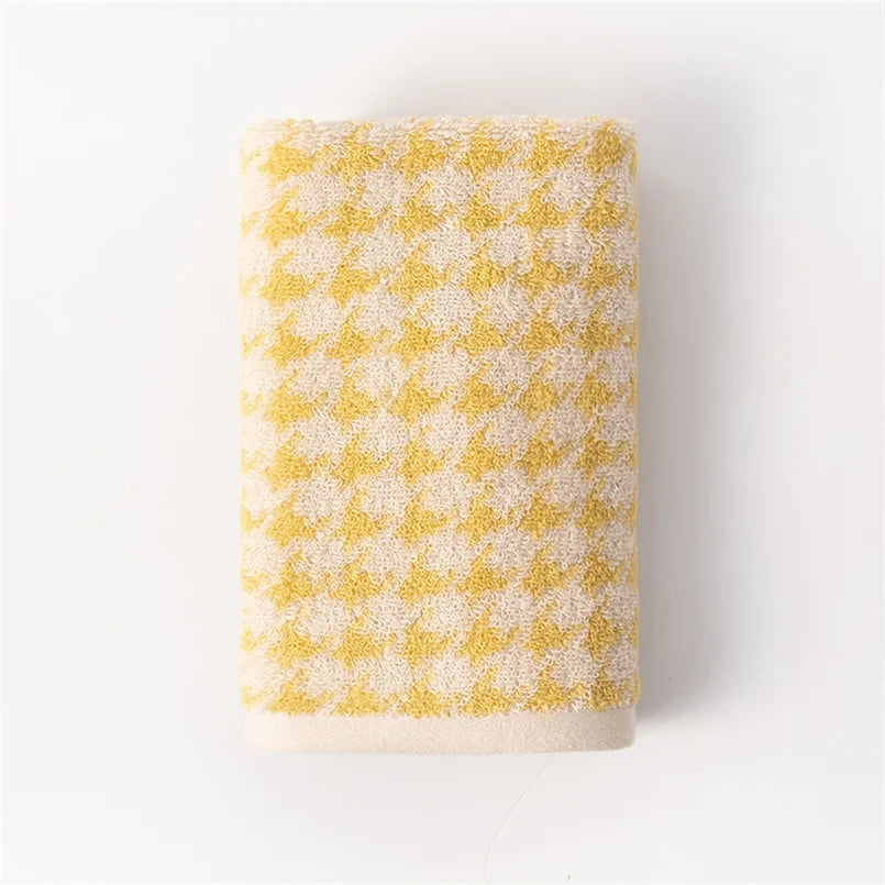 Face Towel 100% Combed Cotton Jacquard Soft & Absorbent