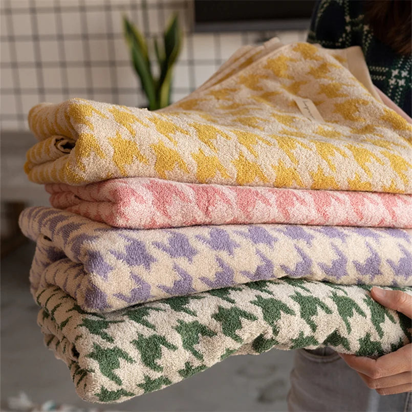 Face Towel 100% Combed Cotton Jacquard Soft & Absorbent