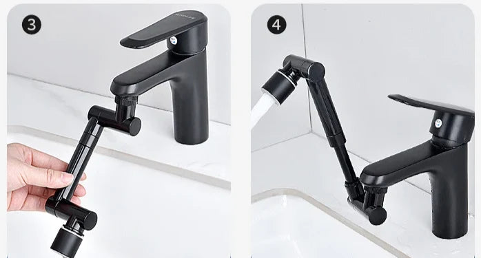 Faucet Attachment Brass Rotating & Extendable Aerator