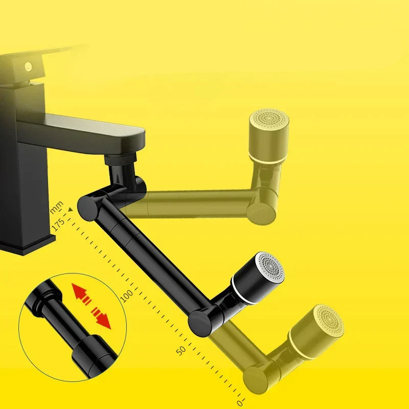 Faucet Attachment Brass Rotating & Extendable Aerator