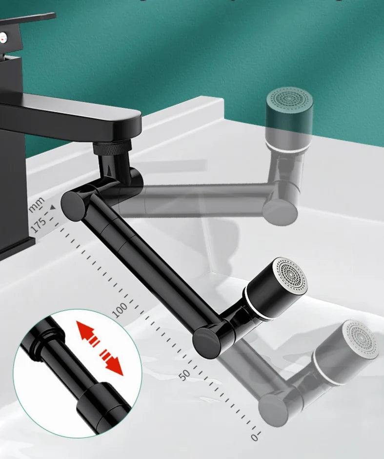 Faucet Attachment Brass Rotating & Extendable Aerator