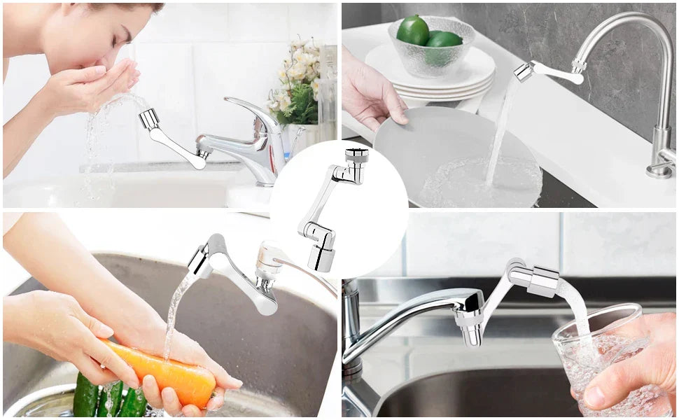 Faucet Extender 1080° Rotation Dual Spray Universal Fit