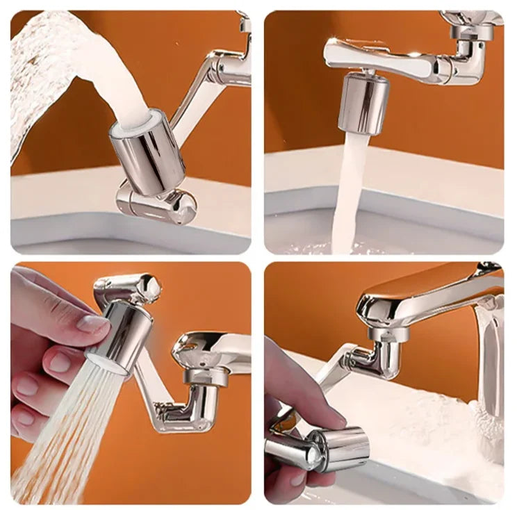 Faucet Extender 1080° Swivel Water-Saving Tool-Free Installation