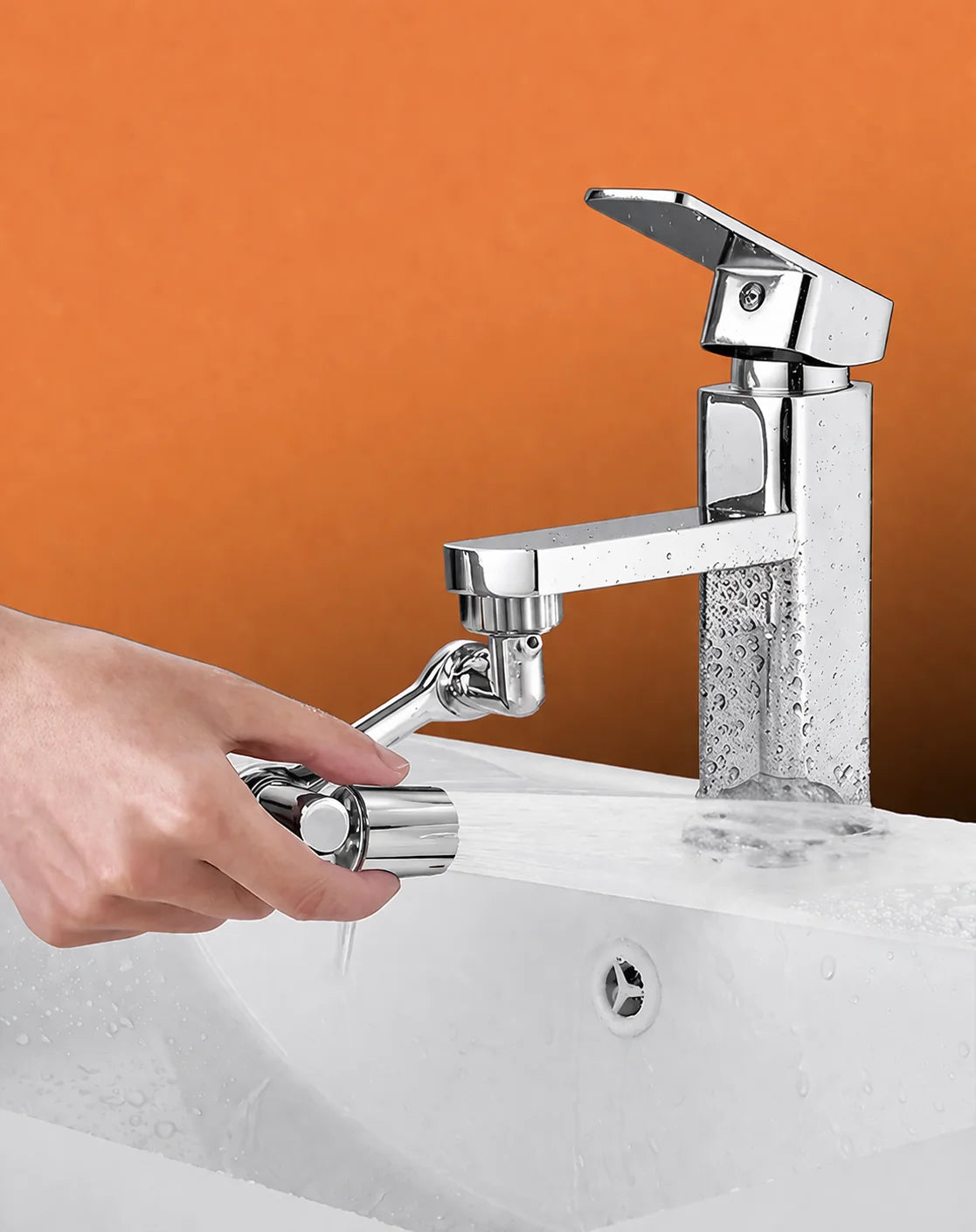 Faucet Extender 1080° Swivel Water-Saving Tool-Free Installation