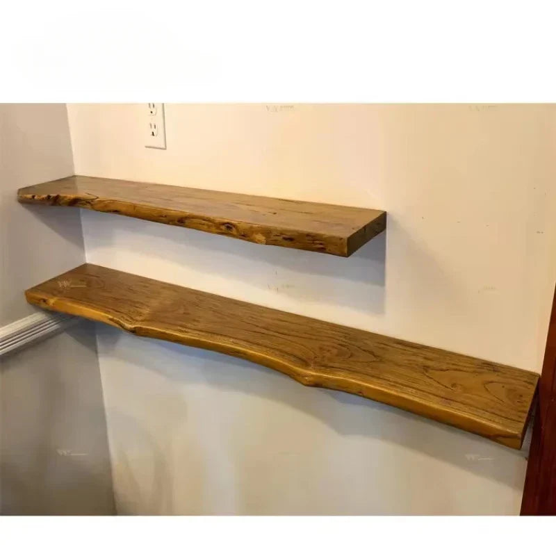 Floating Shelf Solid Wood Live Edge