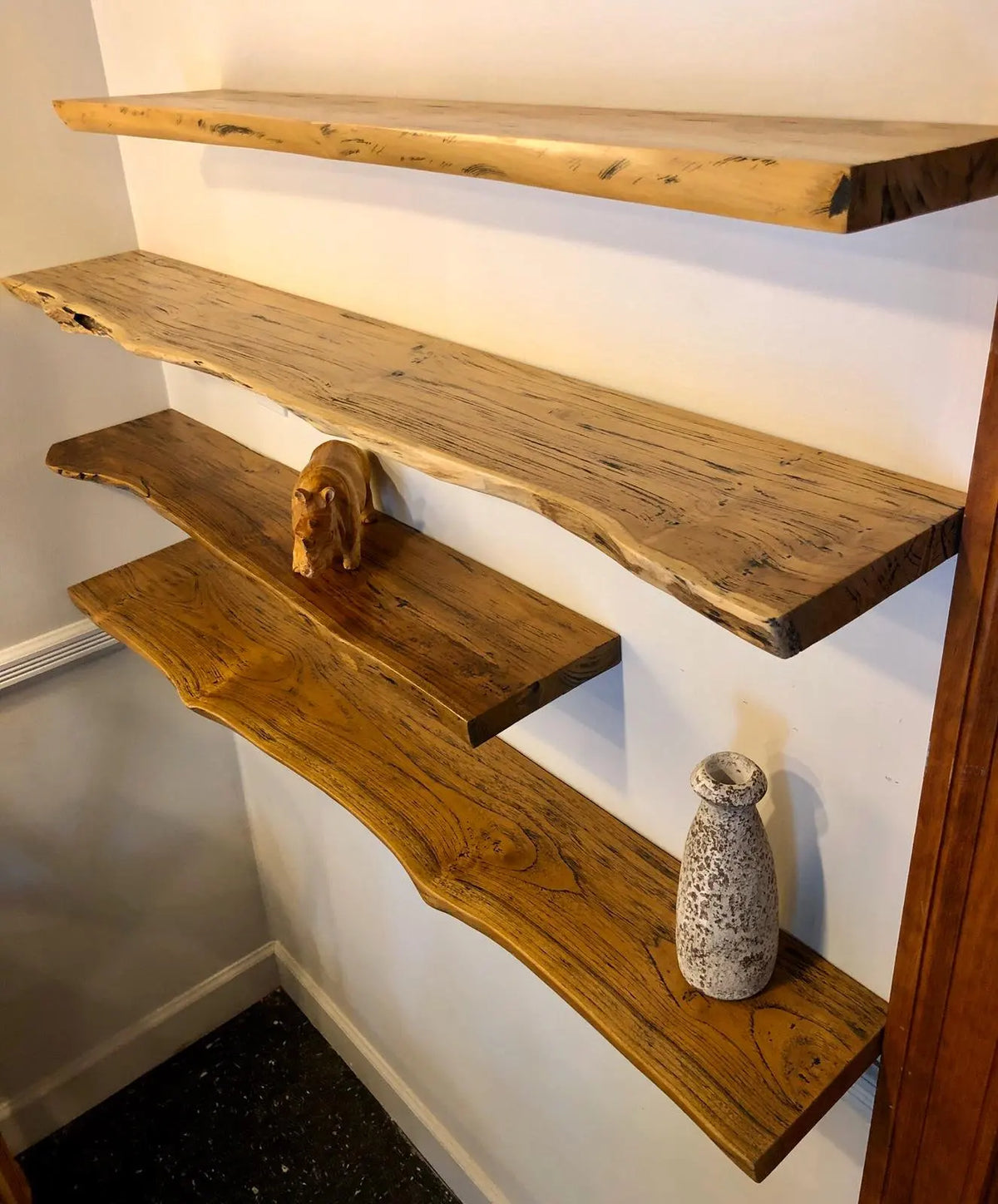 Floating Shelf Solid Wood Live Edge