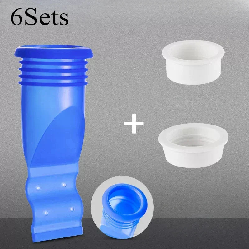 Floor Drain Backflow Preventer Anti-Odor & Insect Seal 6-Pack