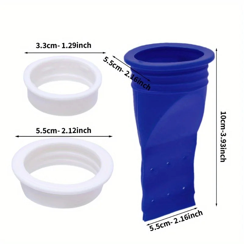 Floor Drain Backflow Preventer Anti-Odor & Insect Seal 6-Pack