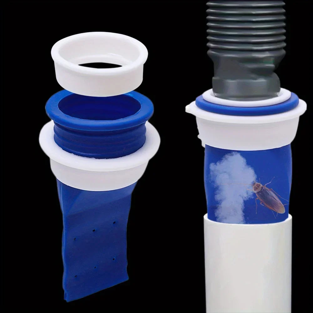 Floor Drain Backflow Preventer Anti-Odor & Insect Seal 6-Pack
