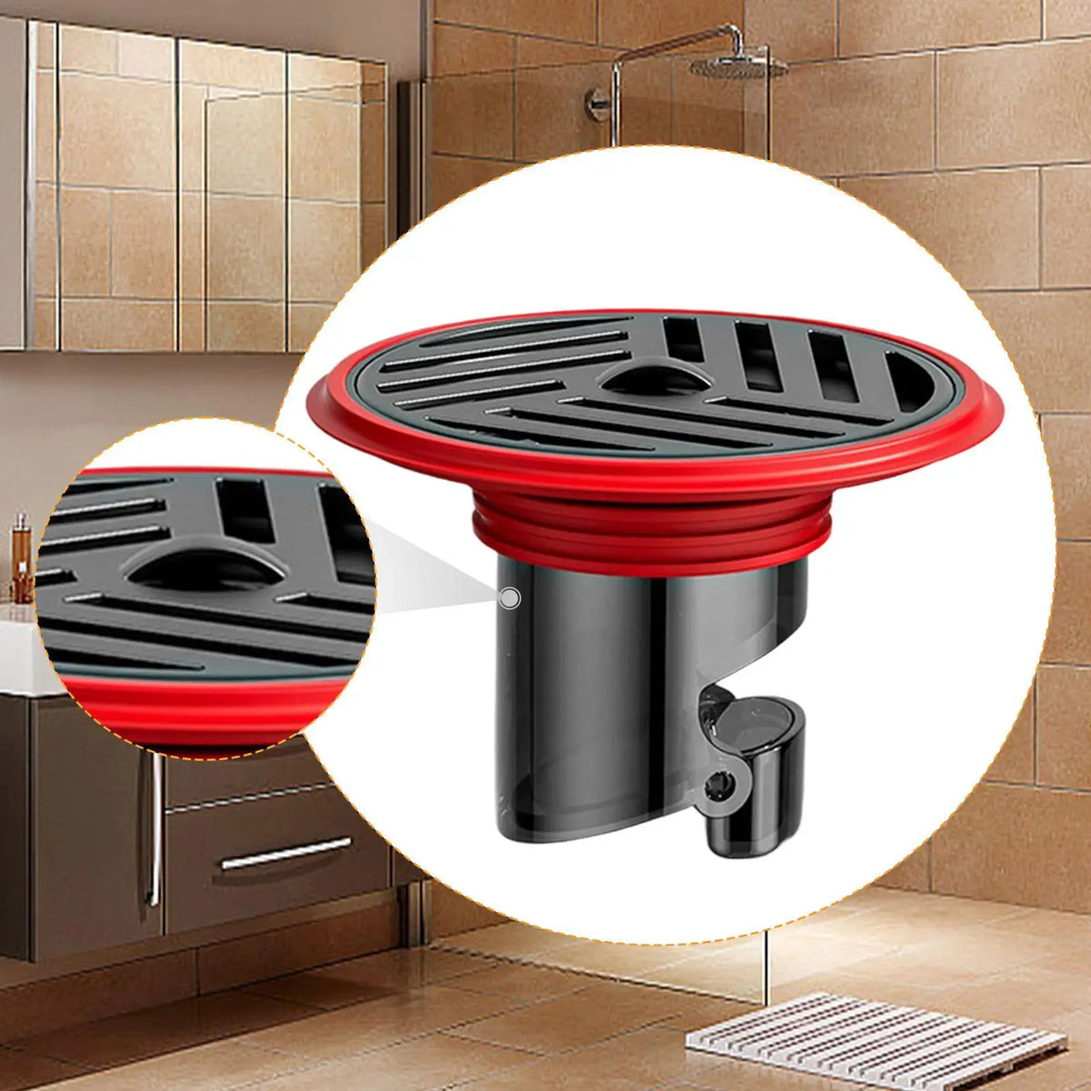 Floor Drain Backflow Prevention Stainless Steel & Silicone