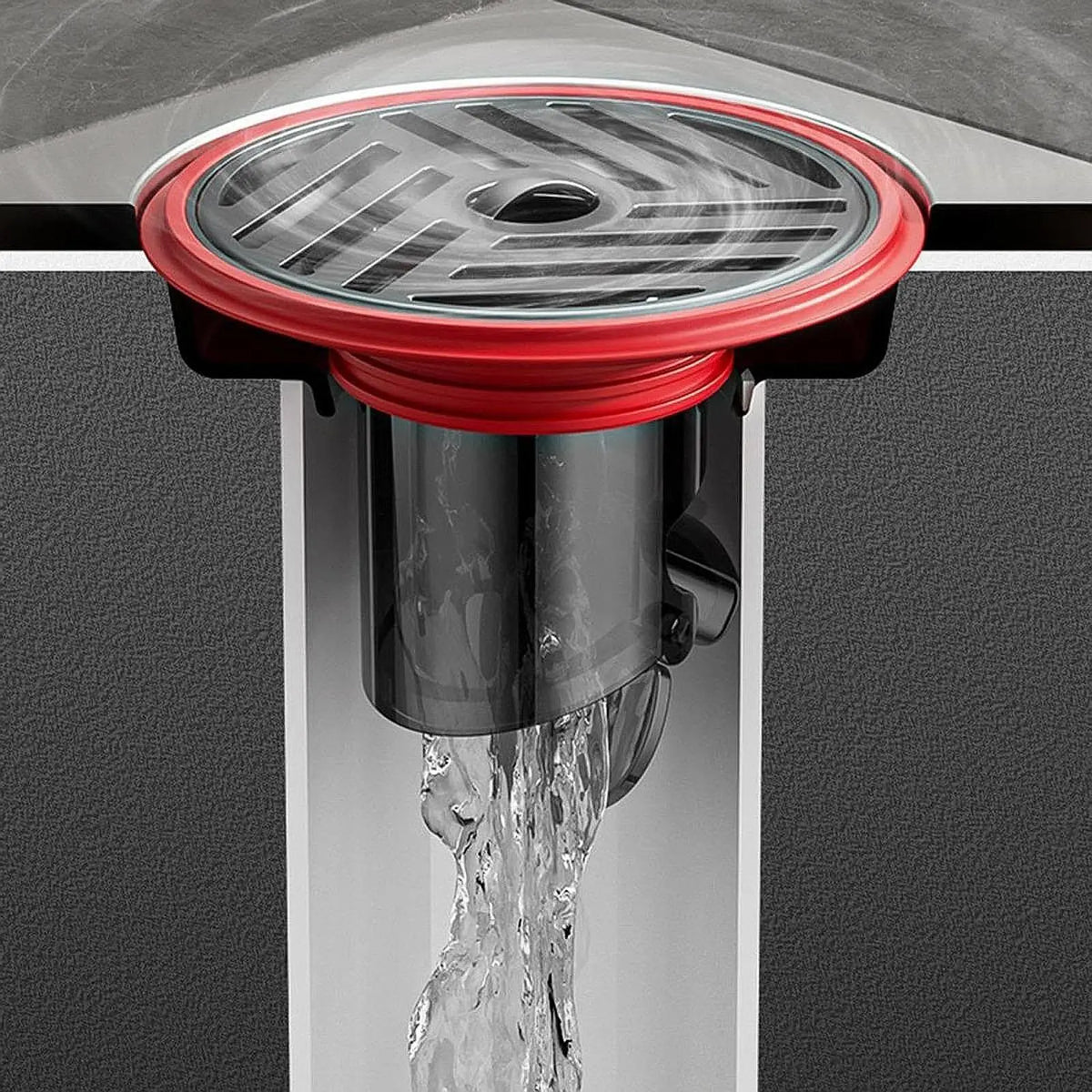 Floor Drain Backflow Prevention Stainless Steel & Silicone