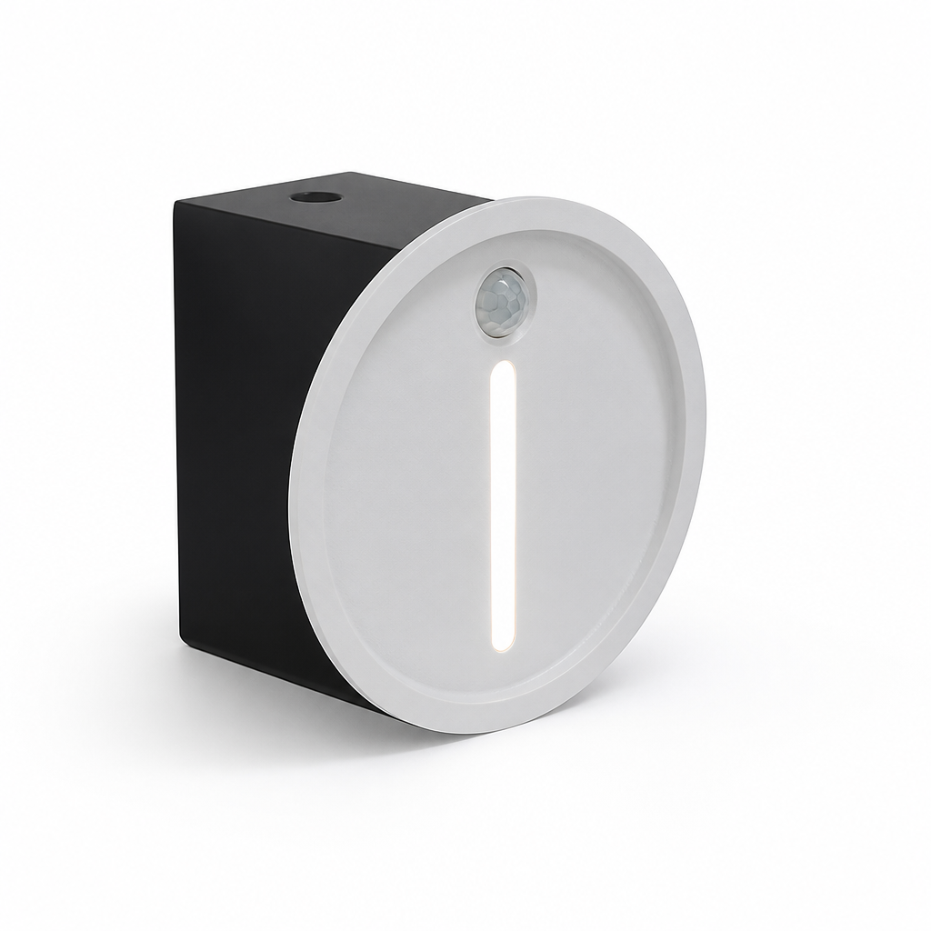Flush-Mounted LED Motion Sensor Stair Light