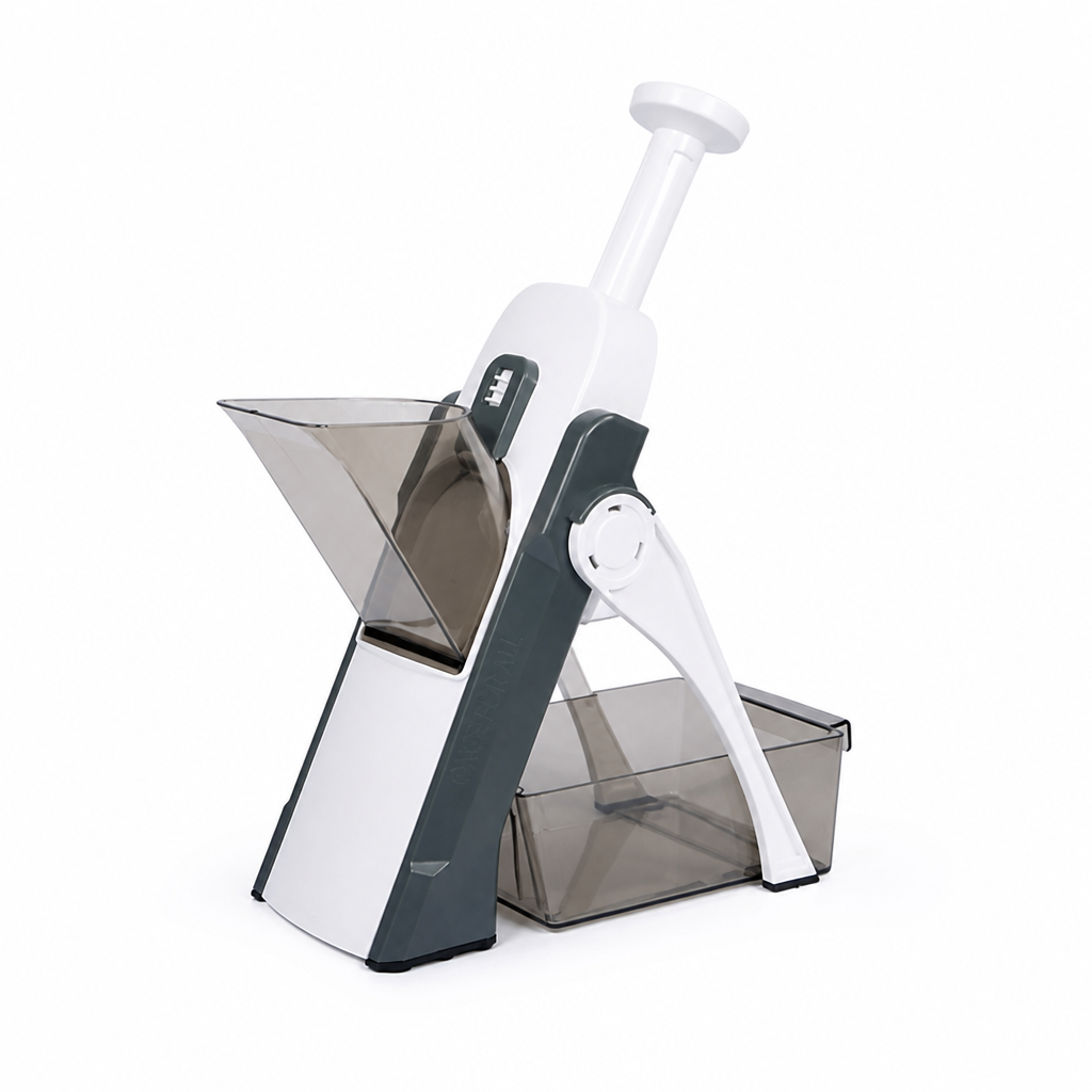 Foldable Feet, Detachable Container Vegetable Slicer (5-in-1)