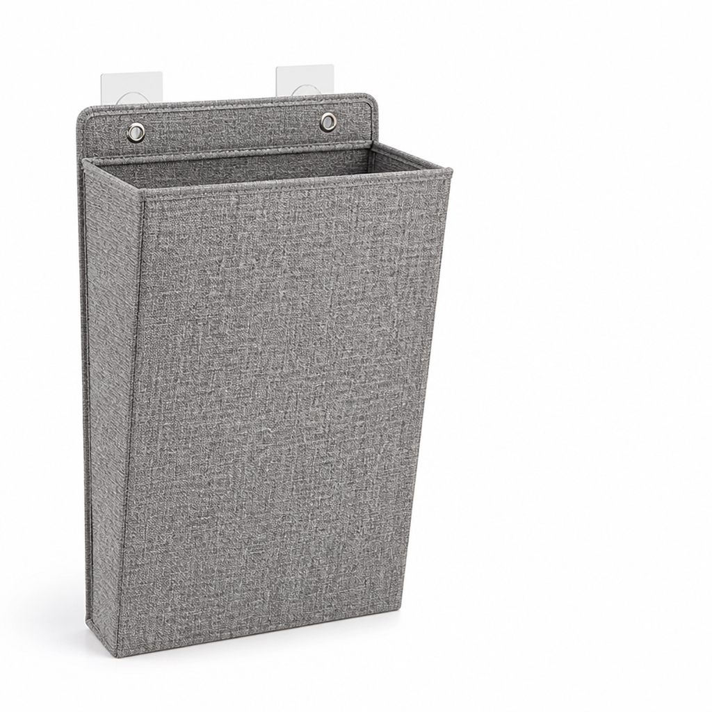 Foldable Wall-Mounted Mesh Laundry Basket