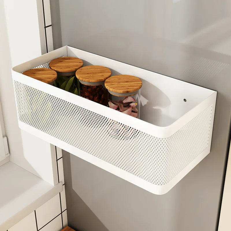 Fridge Side Shelf Magnetic Tool-Free Space-Saving
