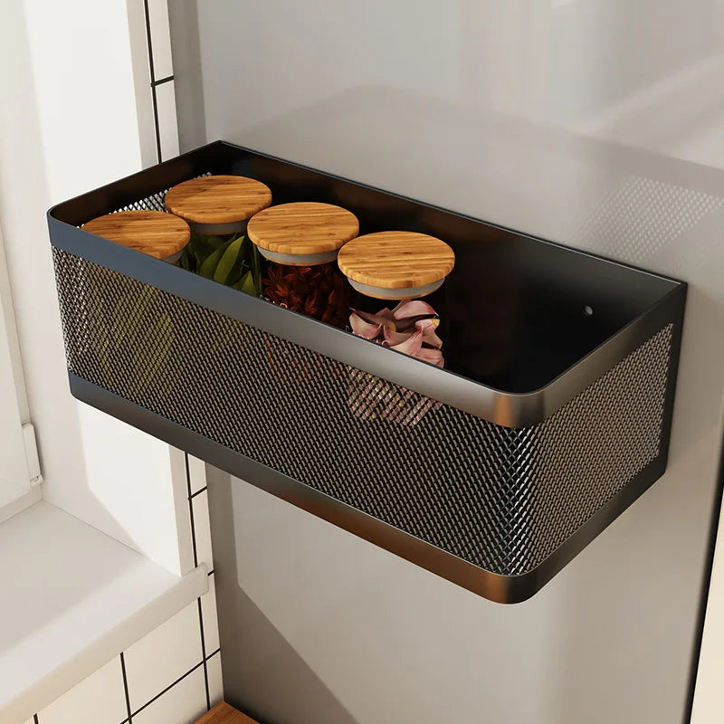 Fridge Side Shelf Magnetic Tool-Free Space-Saving