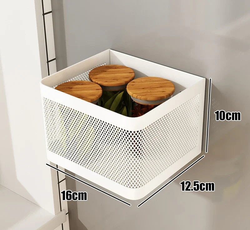 Fridge Side Shelf Magnetic Tool-Free Space-Saving