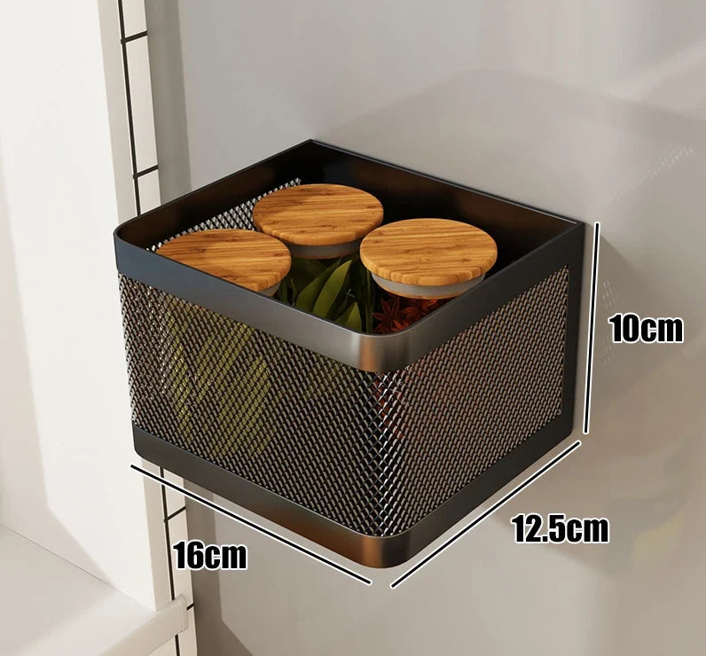 Fridge Side Shelf Magnetic Tool-Free Space-Saving