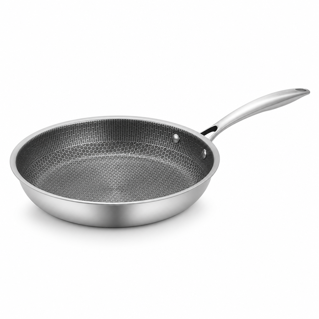 Frying Pan Non-Stick Stainless Steel Induction Compatible