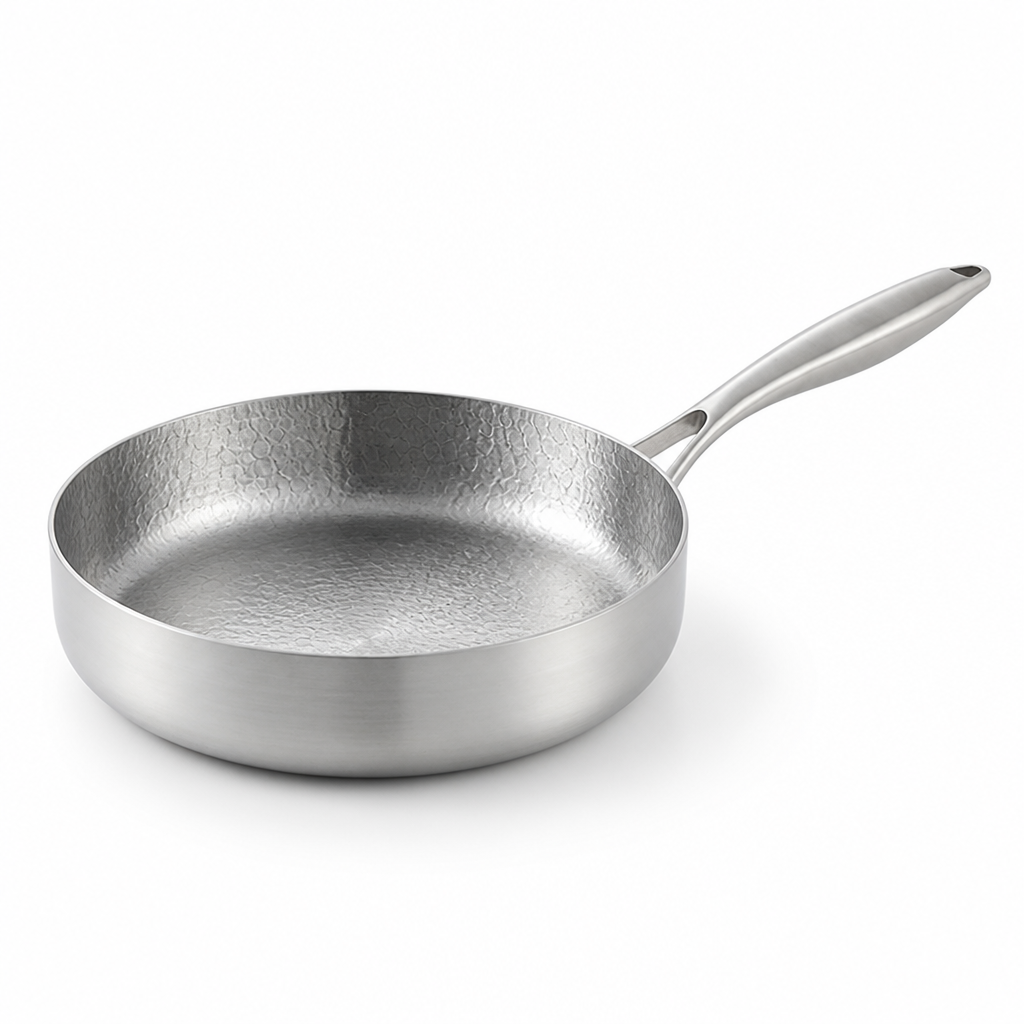 Frying Pan Nonstick Induction & Gas Compatible Ergonomic Handle